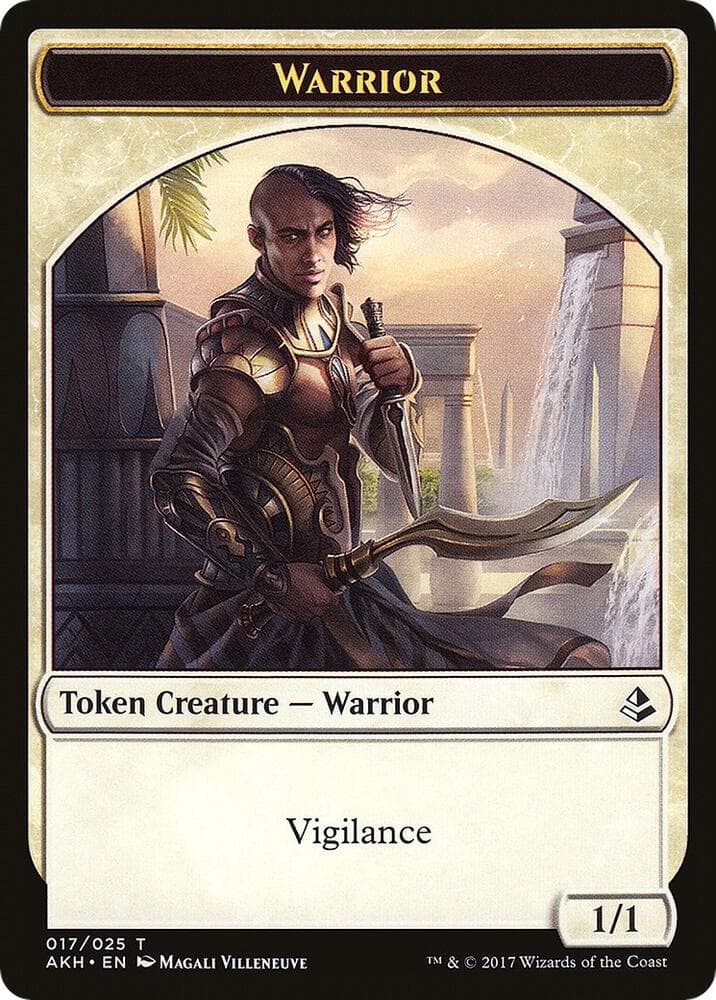 Warrior // Labyrinth Guardian Double-Sided Token