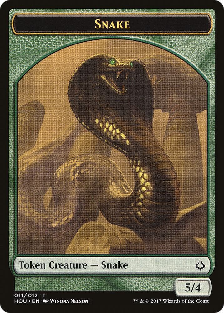 Snake // Warrior Double-Sided Token
