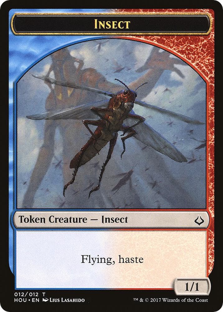 Insect // Zombie Double-Sided Token