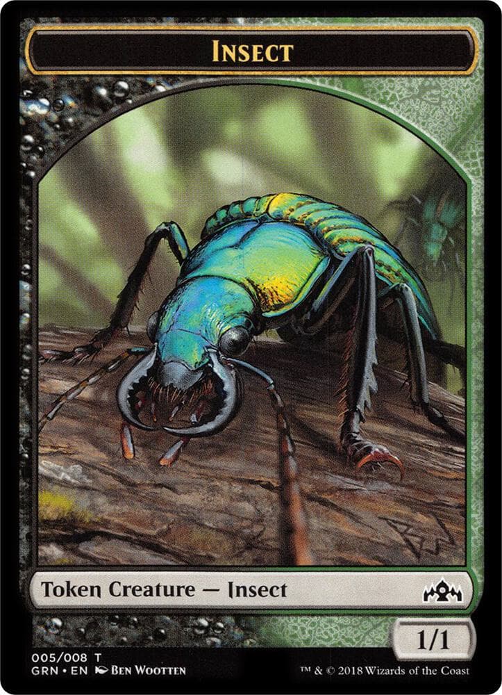 Insect // Saproling Double-Sided Token