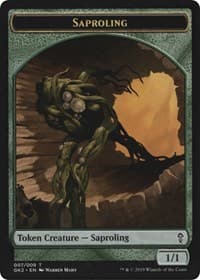 Saproling // Wurm Double-Sided Token