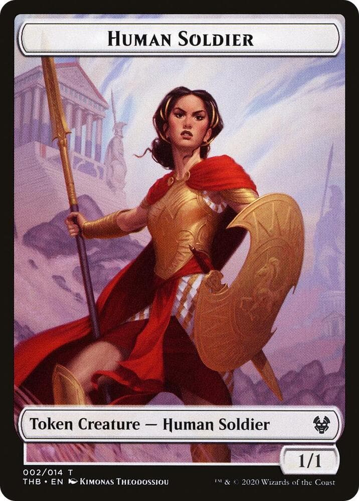 Human Soldier // Pegasus Double-Sided Token