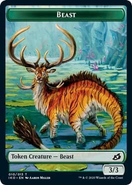 Beast // Human Soldier (004) Double-Sided Token