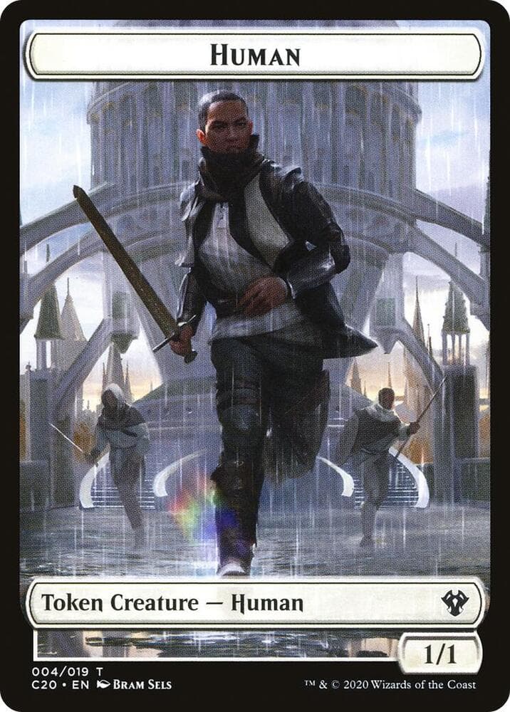 Human // Treasure Double-Sided Token