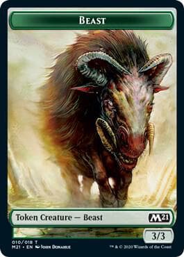 Beast // Treasure Double-Sided Token