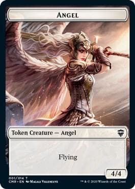Angel // Elf Warrior Double-Sided Token