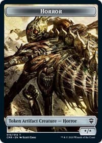 Horror // Zombie Double-Sided Token