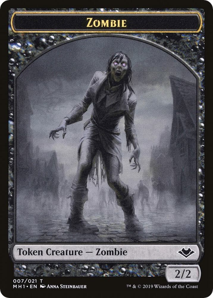 Zombie // Golem Double-Sided Token