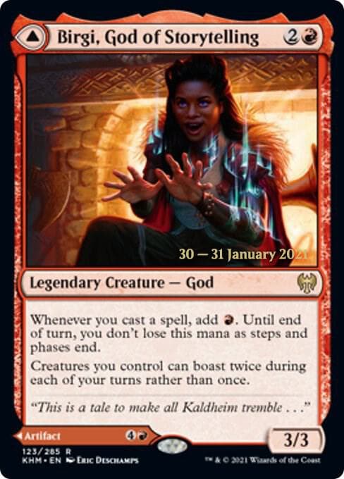 Birgi, God of Storytelling