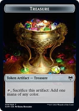 Treasure // Cat Double-Sided Token