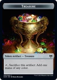 Treasure // Dragon Double-Sided Token