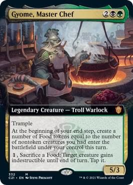 Gyome, Master Chef (Extended Art)