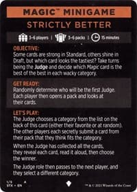 Magic Minigame: Strictly Better