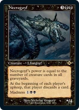 Necrogoyf (Retro Frame) (Foil Etched)