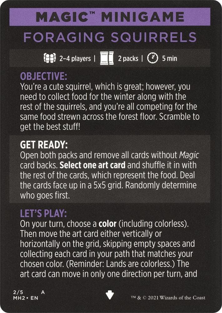 Magic Minigame: Foraging Squirrels