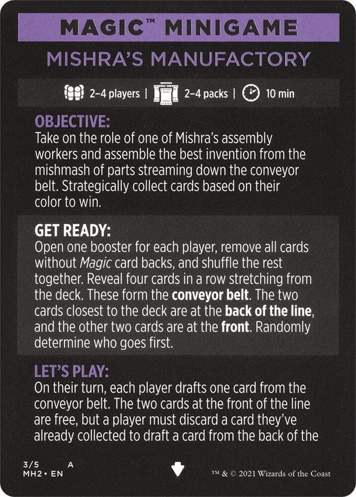 Magic Minigame: Mishra's Manufactory