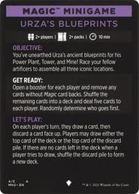 Magic Minigame: Urza's Blueprints