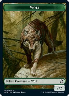 Wolf // Guenhwyvar Double-Sided Token