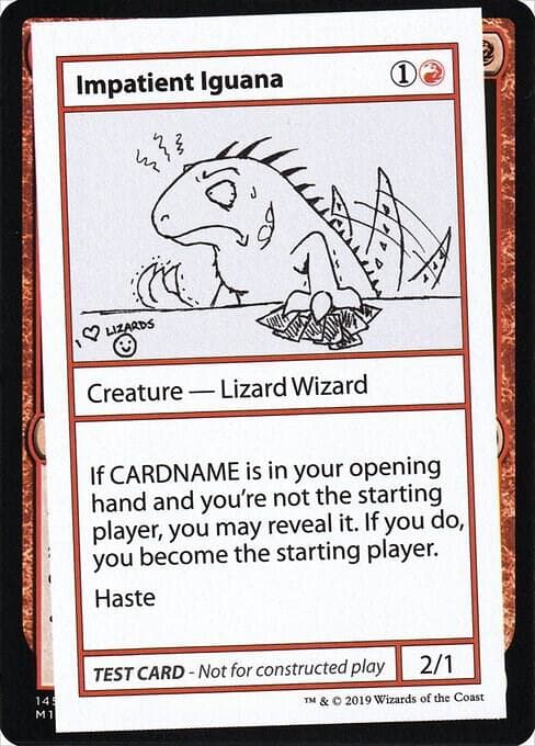 Impatient Iguana (No PW Symbol)