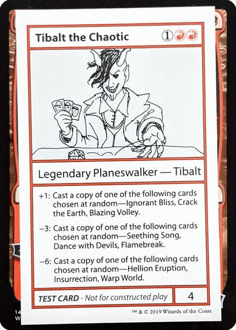 Tibalt the Chaotic (No PW Symbol)