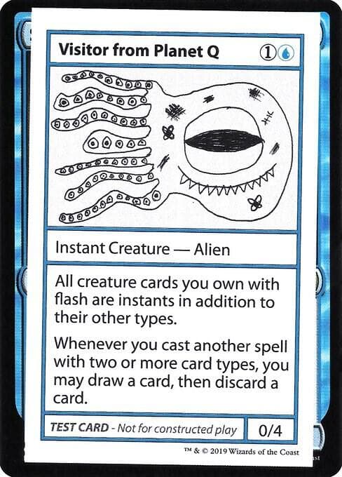 Visitor from Planet Q (No PW Symbol)