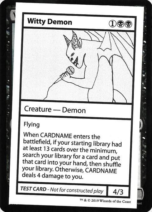 Witty Demon (No PW Symbol)