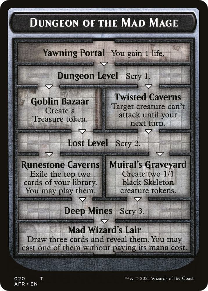 Dungeon of the Mad Mage // Tomb of Annihilation Double-Sided Token