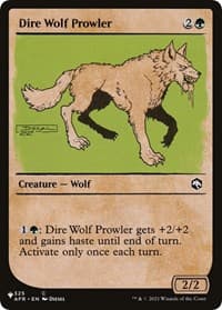Dire Wolf Prowler (Showcase)