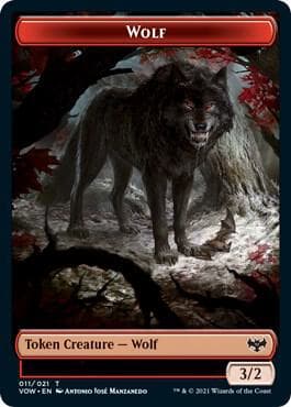 Wolf (011) // Human (010) Double-Sided Token