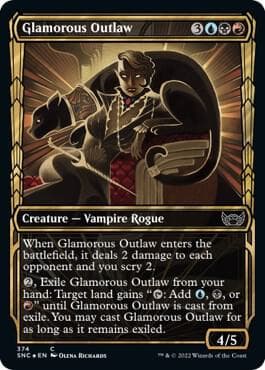 Glamorous Outlaw (Gilded Foil)