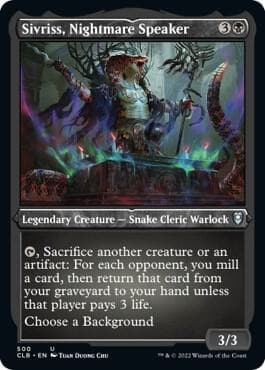 Sivriss, Nightmare Speaker (Foil Etched)