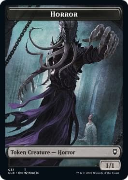 Horror // Centaur Double-Sided Token