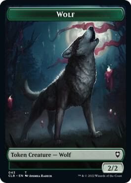 Wolf // Insect Double-Sided Token
