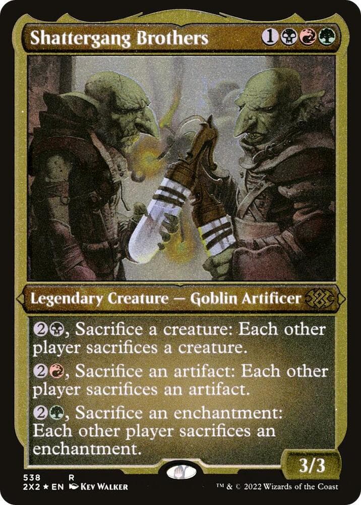 Shattergang Brothers (Foil Etched)