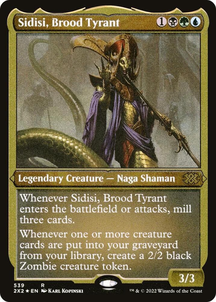 Sidisi, Brood Tyrant (Foil Etched)