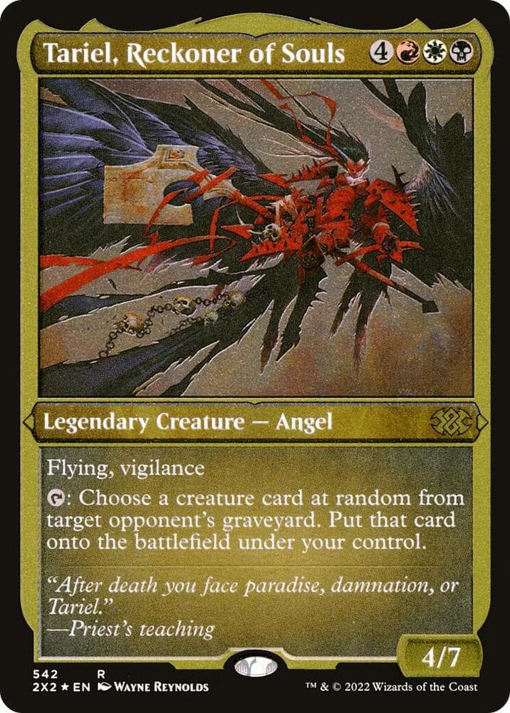 Tariel, Reckoner of Souls (Foil Etched)