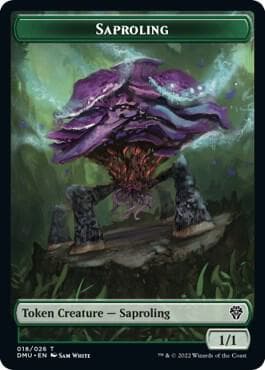 Saproling // Beast Double-Sided Token