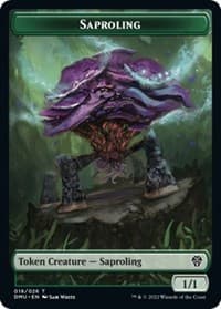Saproling // Knight Double-Sided Token