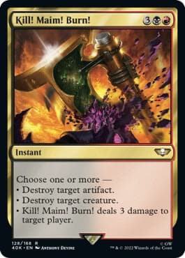 Kill! Maim! Burn! (Surge Foil)