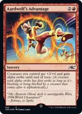 Aardwolf's Advantage (Galaxy Foil)
