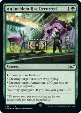 An Incident Has Occurred (Galaxy Foil)