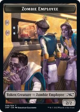 Zombie Employee // Balloon Double-sided Token