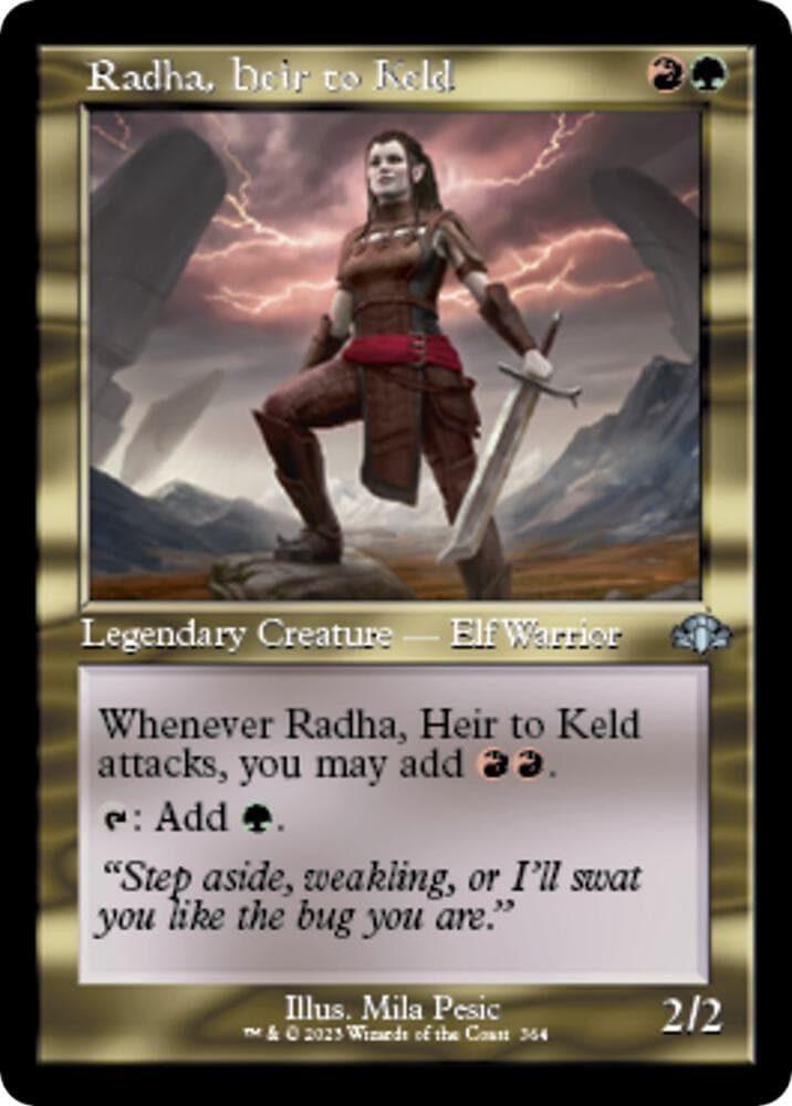 Radha, Heir to Keld (Retro Frame)
