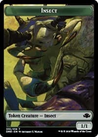 Insect // Saproling Double-Sided Token
