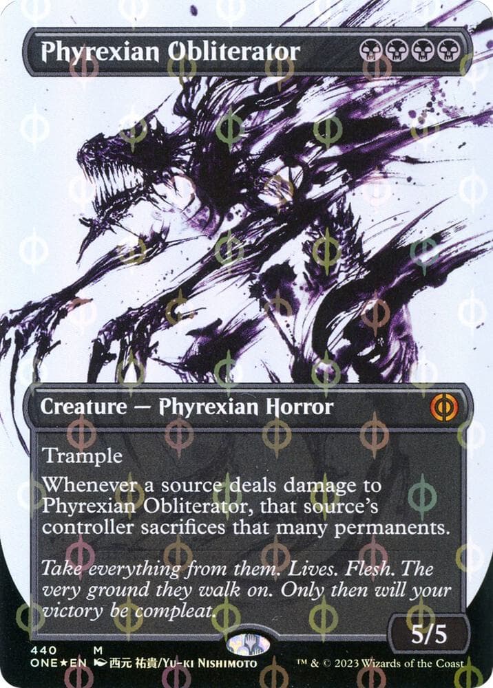 Phyrexian Obliterator (Showcase) (Step-and-Compleat Foil)