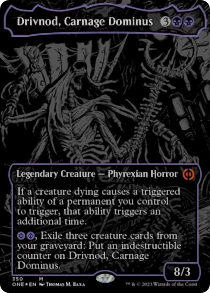 Drivnod, Carnage Dominus (Oil Slick Raised Foil)