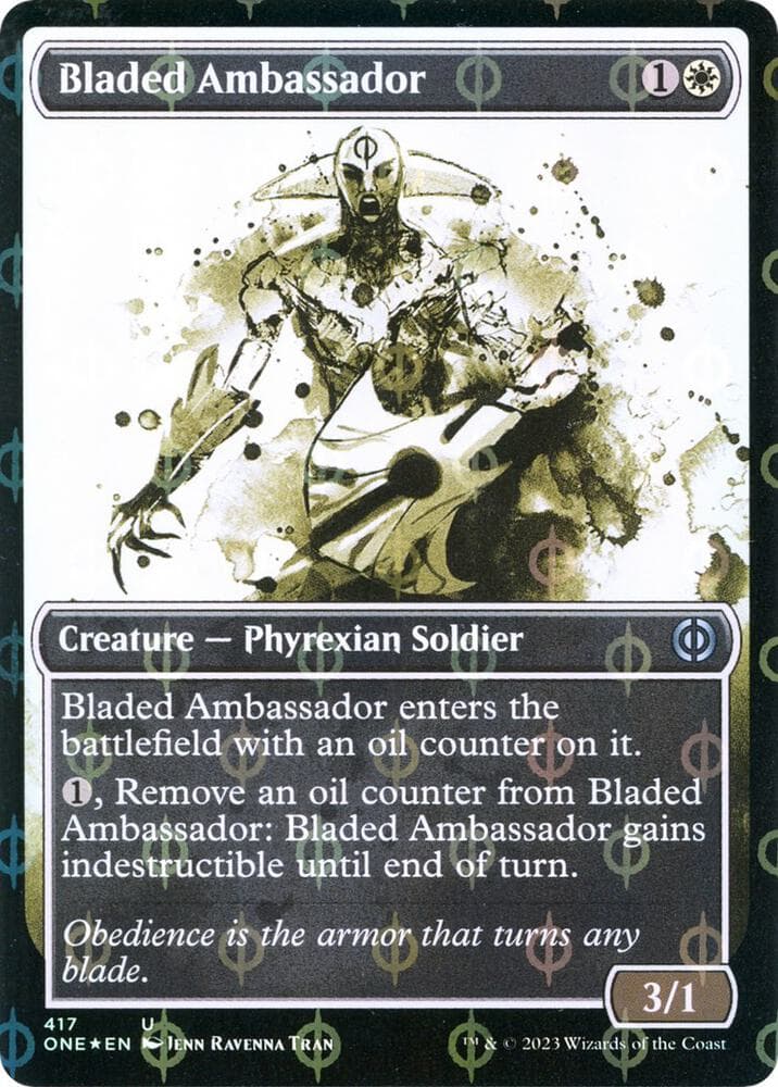 Bladed Ambassador (Showcase) (Step-and-Compleat Foil)