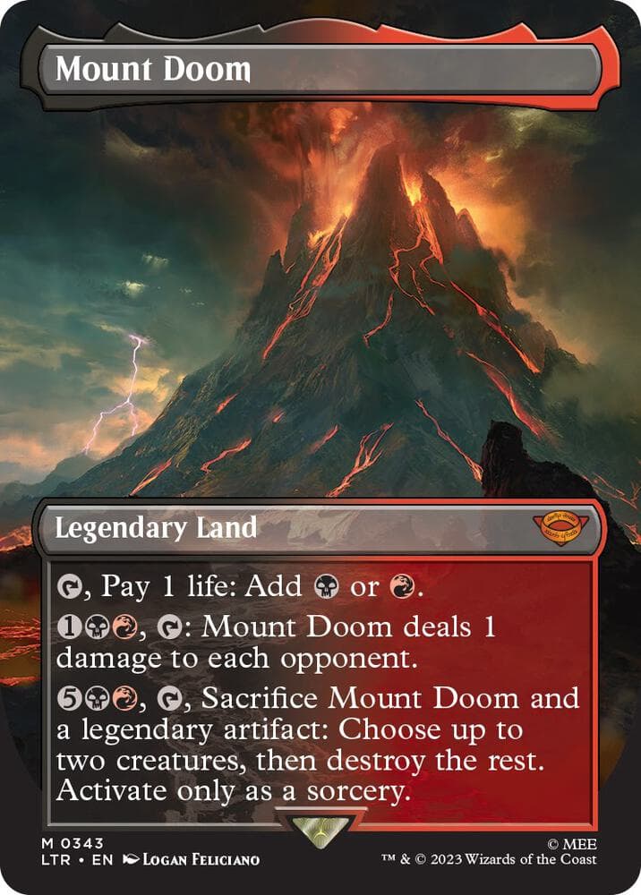 Mount Doom (Borderless)