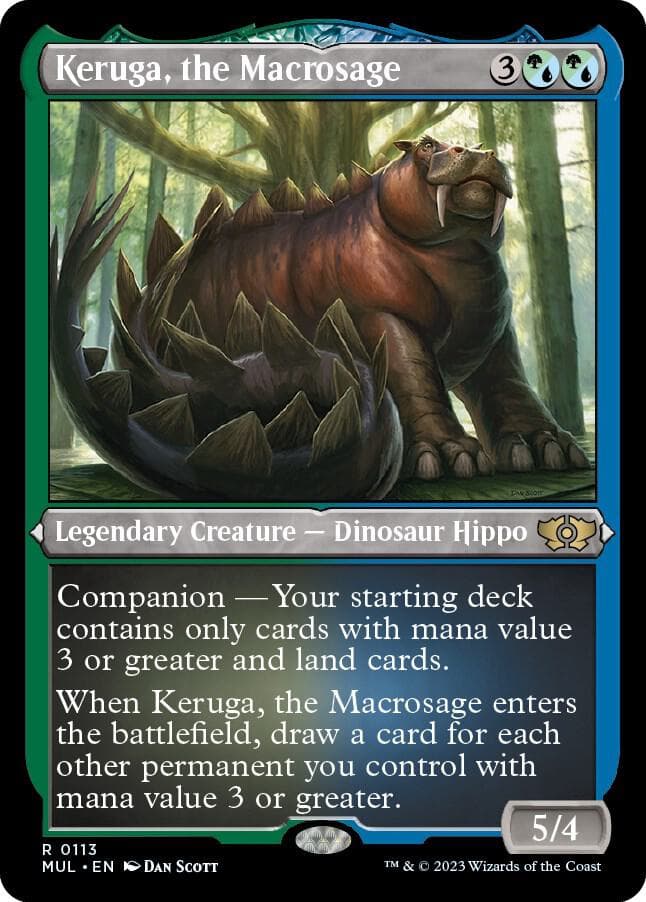Keruga, the Macrosage (Foil Etched)