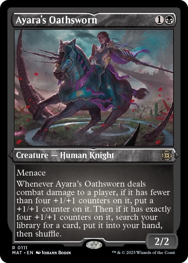 Ayara's Oathsworn (Foil Etched)